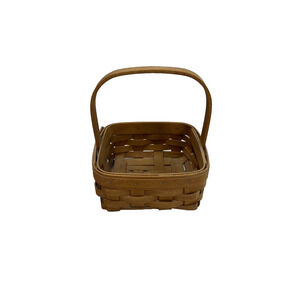 2002 Longaberger Tarragon Basket 5.5"L x 5.5"W x 2.5"H